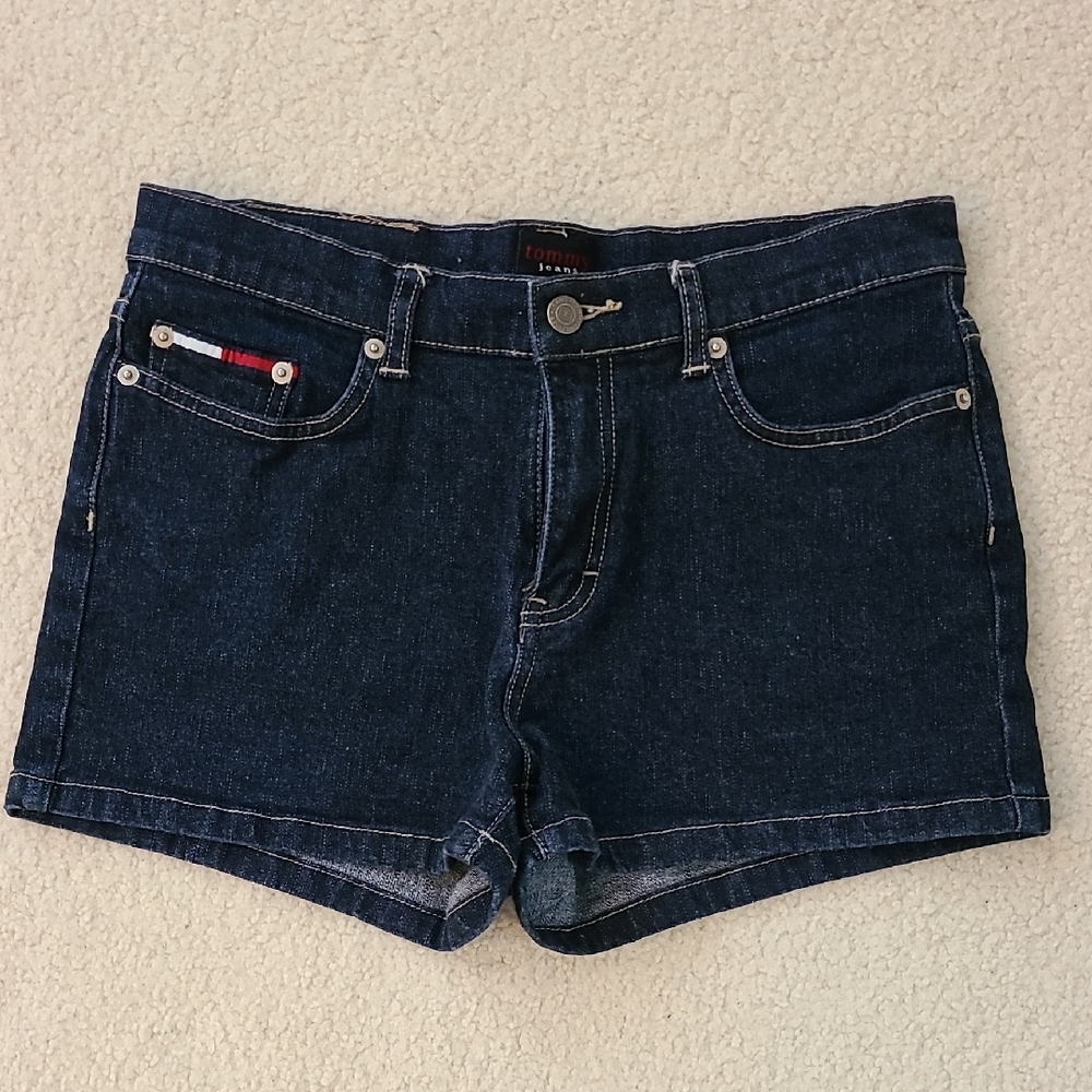Tommy Hilfiger Blue Jean Shorts Classic Design
